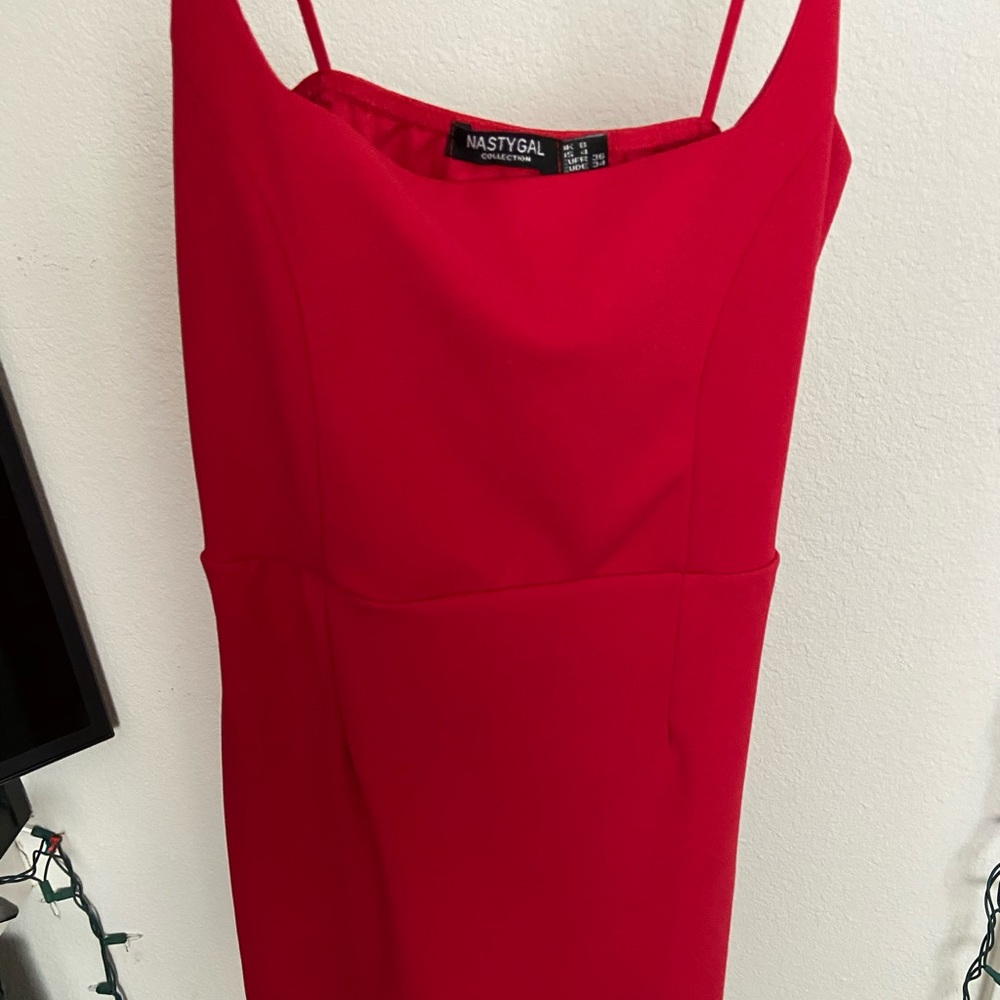 Nasty gal tight red dress